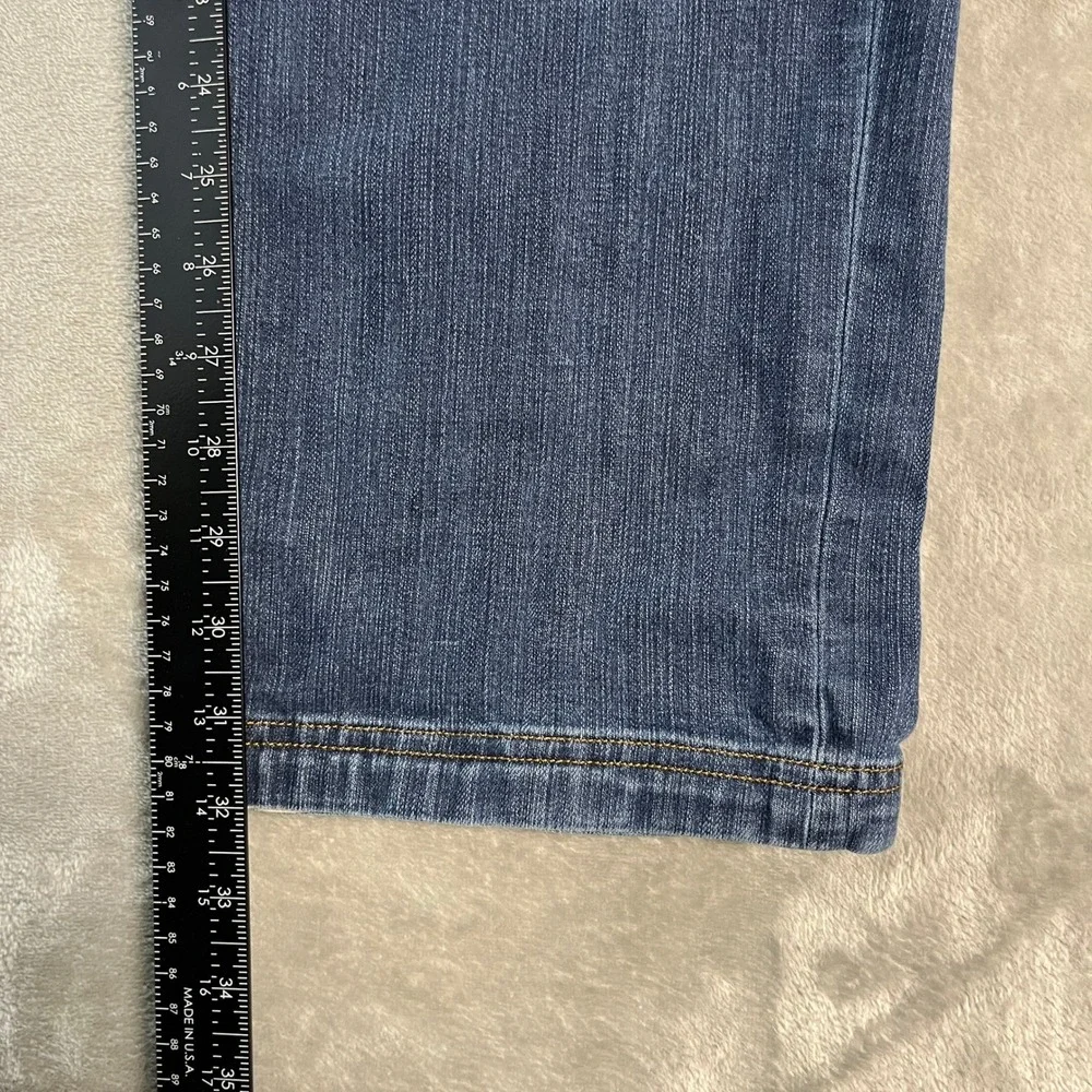 Duluth Trading Ballroom Double Flex Jeans Mens 38x34* Standard Fit Dark Wash EUC
